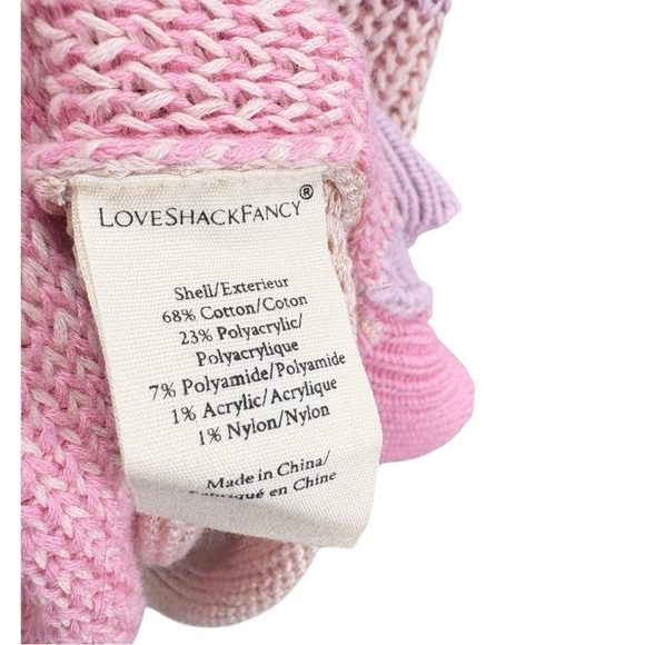 LoveShackFancy Grayson Star Duster Cardigan Coatigan Size M/L NEW - Picture 14 of 14